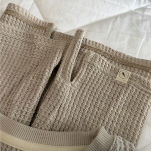 Men’s UpWest Cream Waffle Knit Top